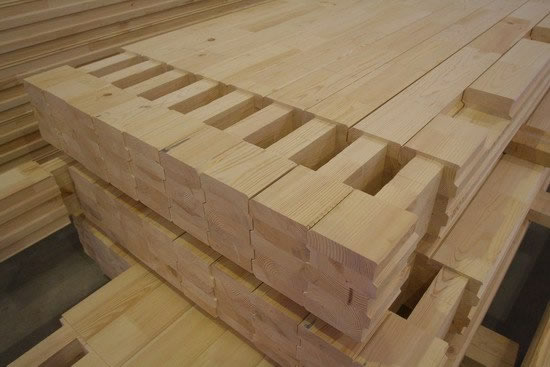 Клееный брус - технология изготовления