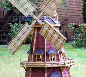 Как сделать декоративную мельницу?