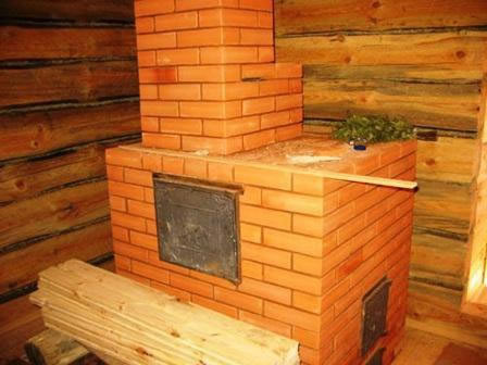 Как сложить печь для бани?