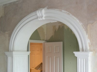 Как сделать арку в дверном проеме?