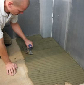 Плиточный клей для теплого пола