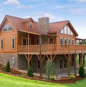 Купить дом из оцилиндрованного бревна