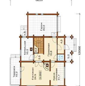 Лучшие проекты деревянных домов с гаражом