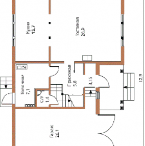 Лучшие проекты деревянных домов с гаражом