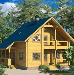 Дом из бруса 9х9