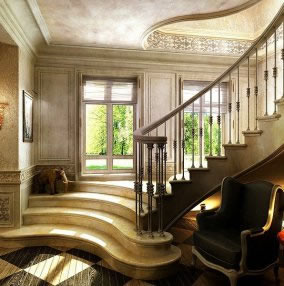 Внутренняя отделка загородного дома