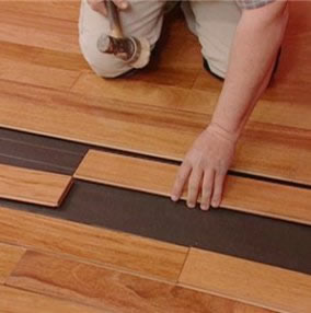 Монтаж паркетной доски