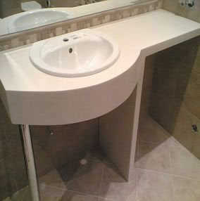 Столешница для ванной своими руками