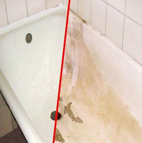 Восстановление эмали чугунной ванны