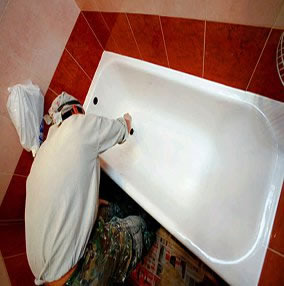 Восстановление эмали чугунной ванны