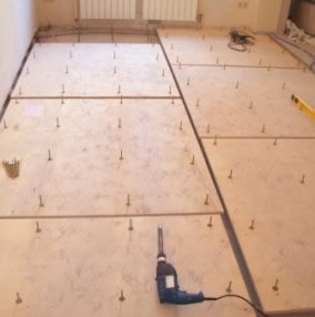 Выравнивание пола фанерой своими руками