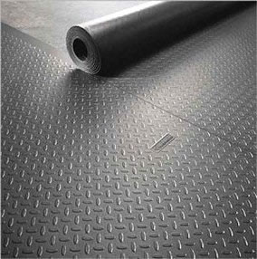 Рулонные резиновые напольные покрытия для гаража