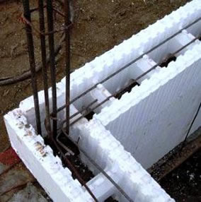 Несъемная опалубка для фундамента