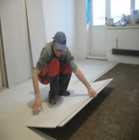 Утепление пола пенополистиролом