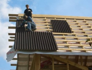 Монтаж еврошифера