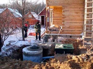 фото Канализация своими руками в деревянном доме