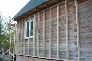 обрешотка утеплителя - каркас