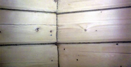 фото Конопатка бруса