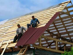 Крыша из ондулина своими руками