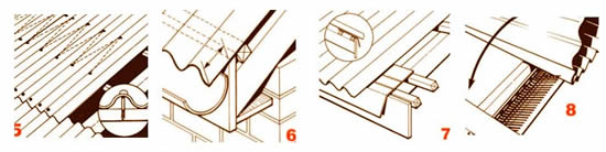 Фото инструкция по монтажу ондулина
