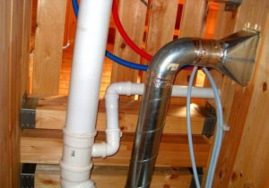 Монтаж внутренней части канализационной системы