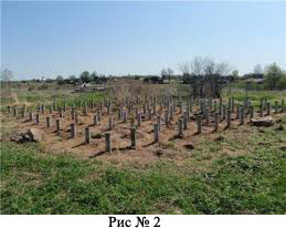 фото N-количество скважин на расстоянии для столбчатого фундамента