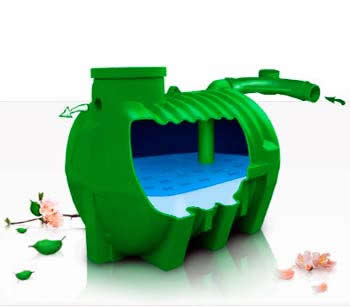 фото  Накопительный септик для канализации