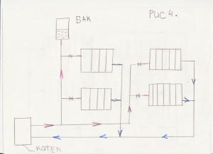 схема отопления 4