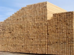 складирование и естественная сушка на складе компании СибЛес