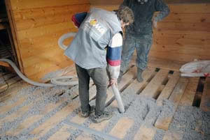 фото Утепление деревянного пола своми руками эковатой