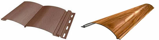 фото виды блок-хауса виниловый и металлический