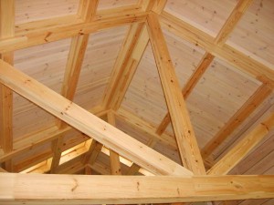 балки перекрытия из клееного бруса