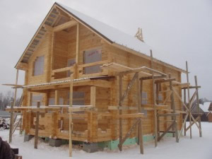 брус для строительства двухэтажного дома