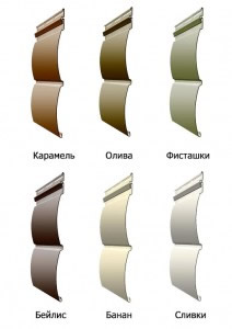 цвета сайдинга