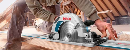 дисковая пила с направляющей шиной