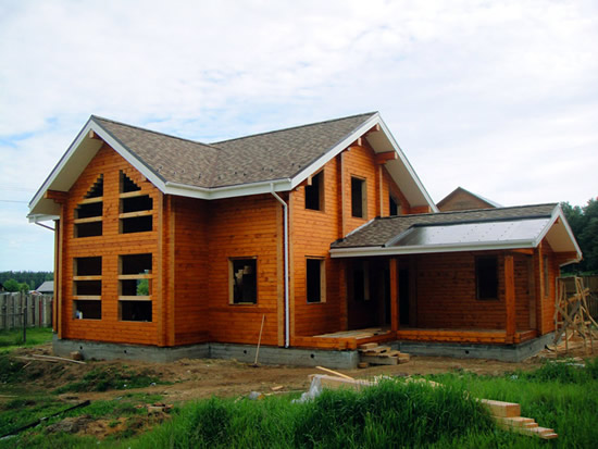 Ну разве не красивый дом из профилированного бруса