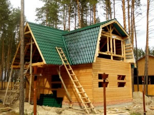 дома из профилированного бруса