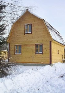 Еще один вариант дома из бруса сделанный нами