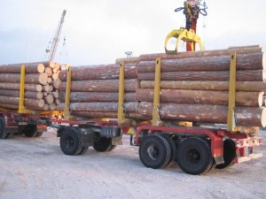 Для создания профилированного бруса доставляют только качественную древесину