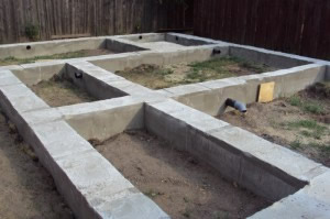 ленточный фундамент под баню