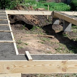 Фундамент для дома из бруса