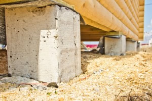 Фундамент под брусовый дом / сруб