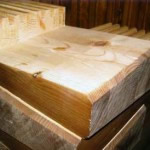 фото Горизонтальный тип крепления углов брусьев - ласточкин хвост