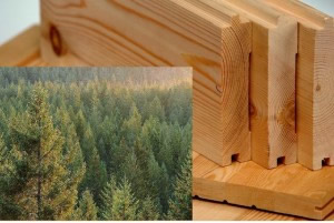 имитация бруса из лиственницы