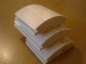 Размеры имитации бруса