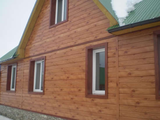 отделка дома имитацией бруса снаружи