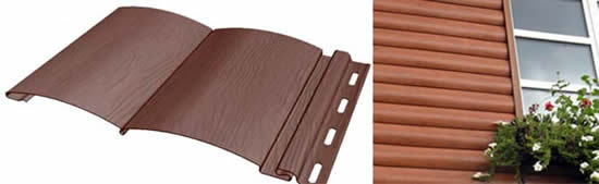 фото как выбрать Виниловый блок-хаус для отделки дома