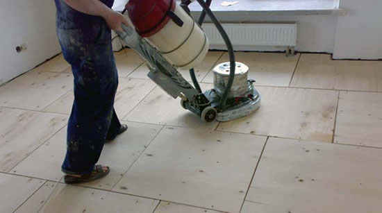 фото как выровнять пол фанерой под ламинат обработка циклевки