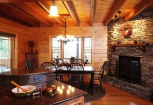 Отделка дома имитацией бруса из кедра