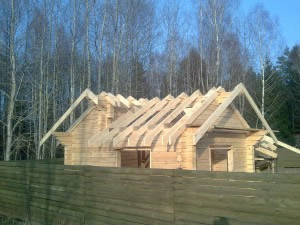 Монтаж обрешотки крыши